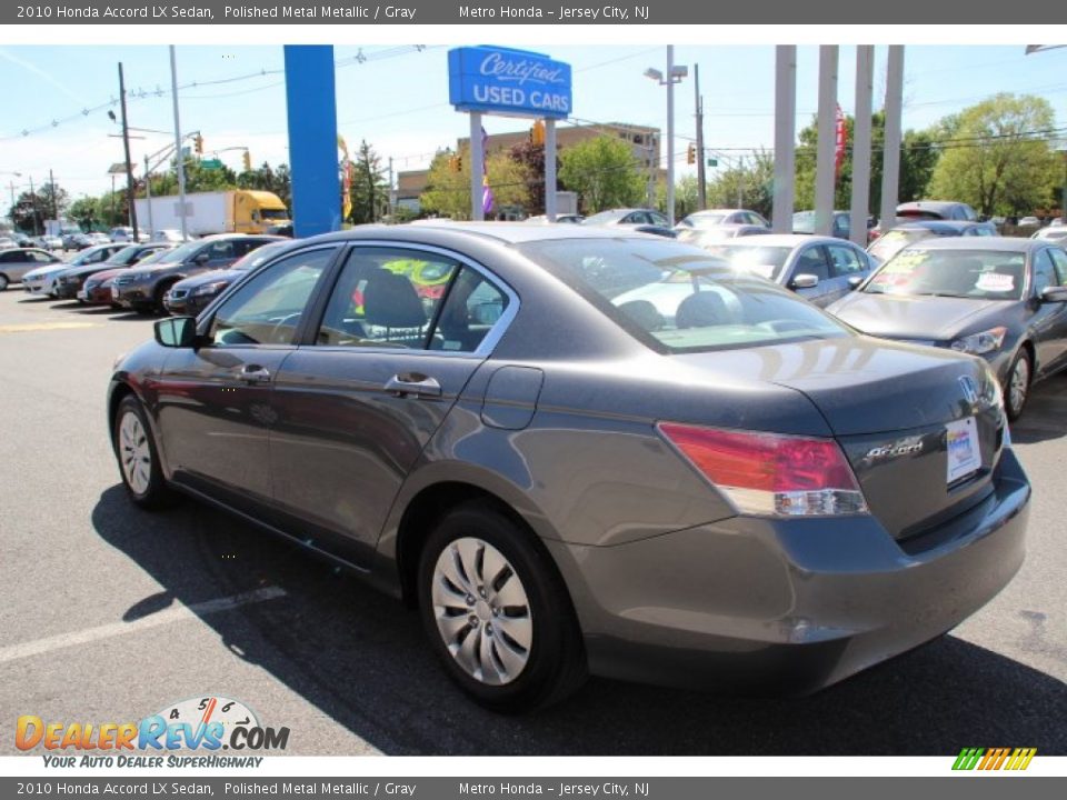 2010 Honda Accord LX Sedan Polished Metal Metallic / Gray Photo #6