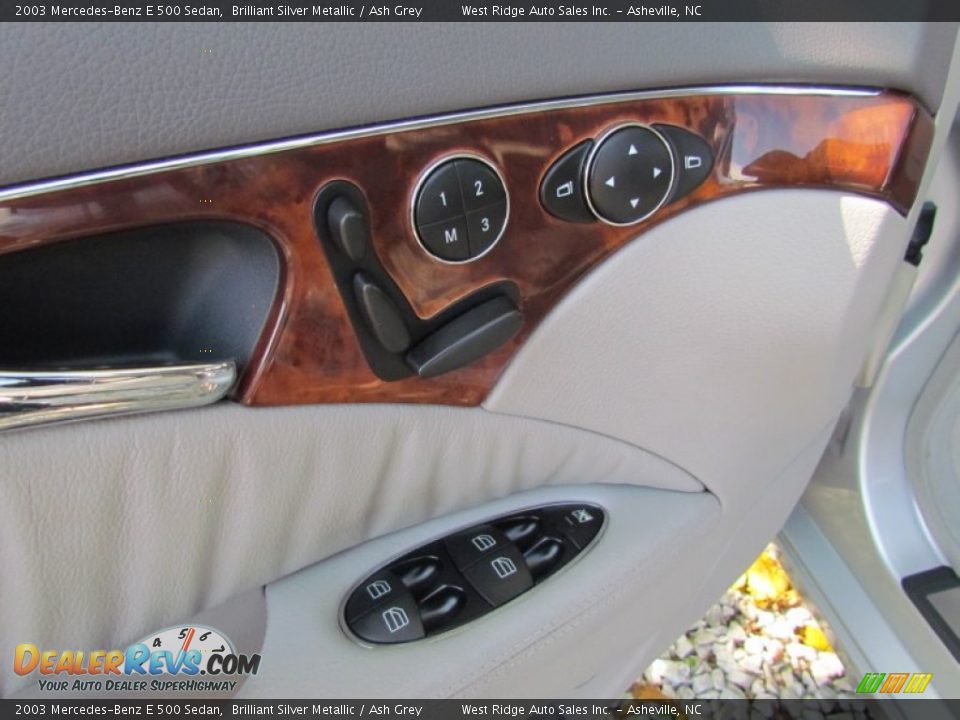 2003 Mercedes-Benz E 500 Sedan Brilliant Silver Metallic / Ash Grey Photo #26