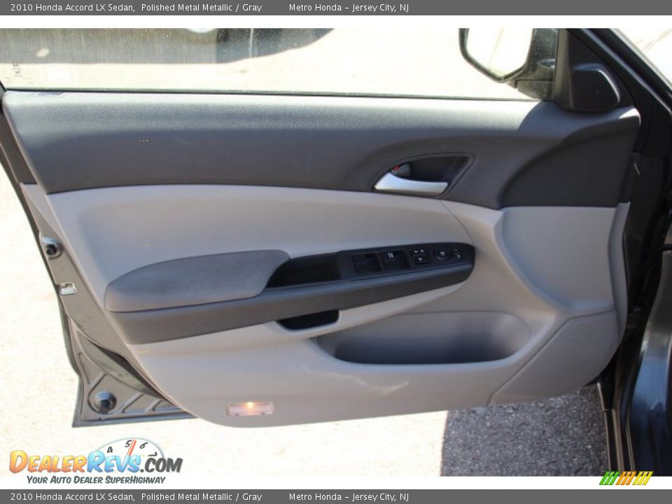 2010 Honda Accord LX Sedan Polished Metal Metallic / Gray Photo #7