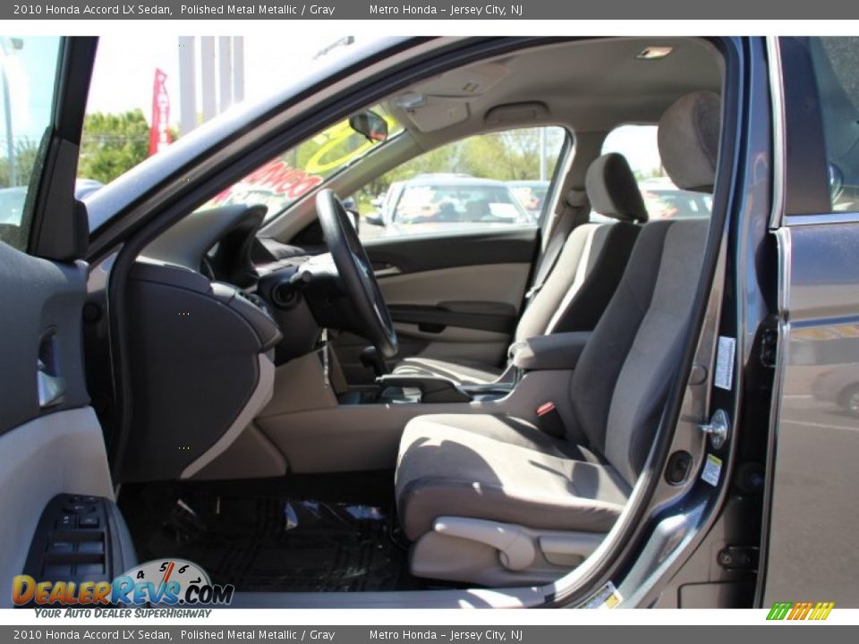2010 Honda Accord LX Sedan Polished Metal Metallic / Gray Photo #8