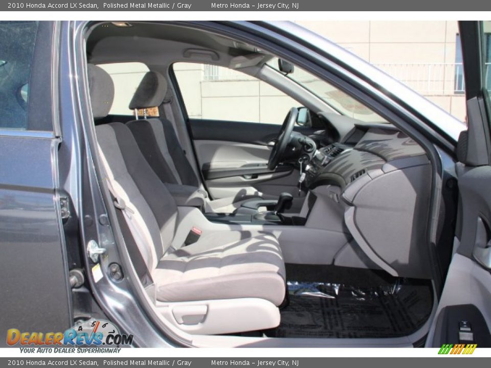 2010 Honda Accord LX Sedan Polished Metal Metallic / Gray Photo #9