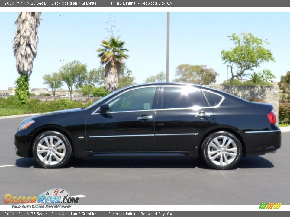 Black Obsidian 2010 Infiniti M 35 Sedan Photo #4