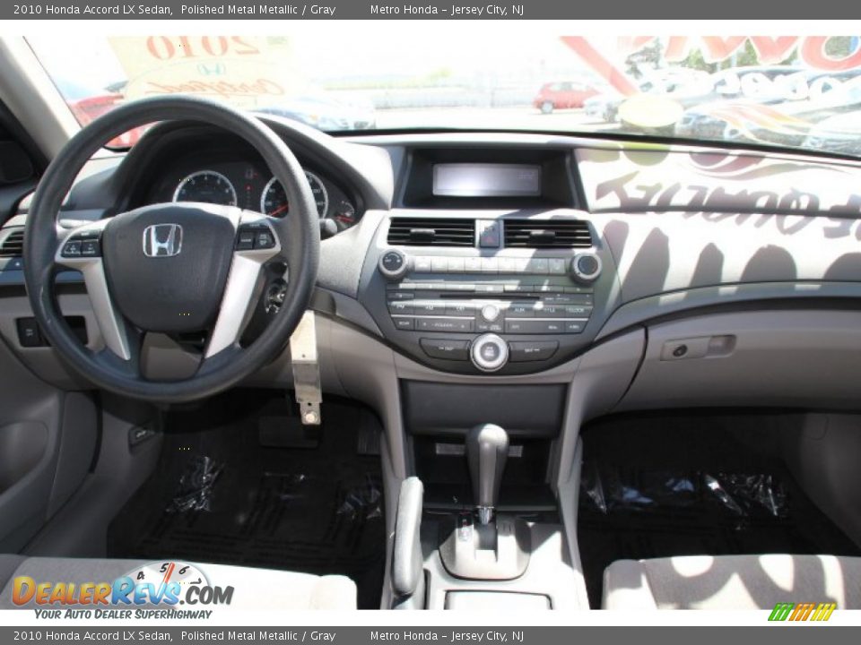 2010 Honda Accord LX Sedan Polished Metal Metallic / Gray Photo #10