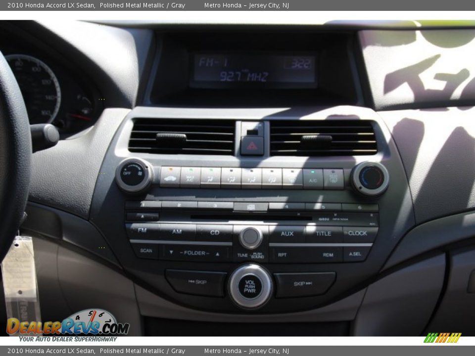 2010 Honda Accord LX Sedan Polished Metal Metallic / Gray Photo #11
