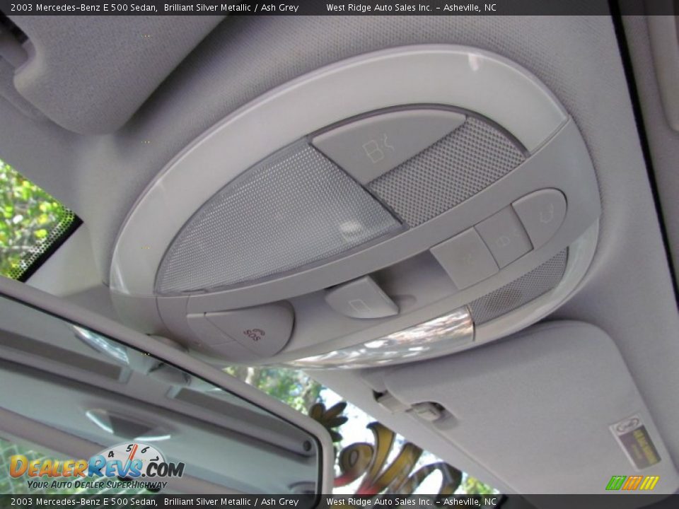 2003 Mercedes-Benz E 500 Sedan Brilliant Silver Metallic / Ash Grey Photo #34