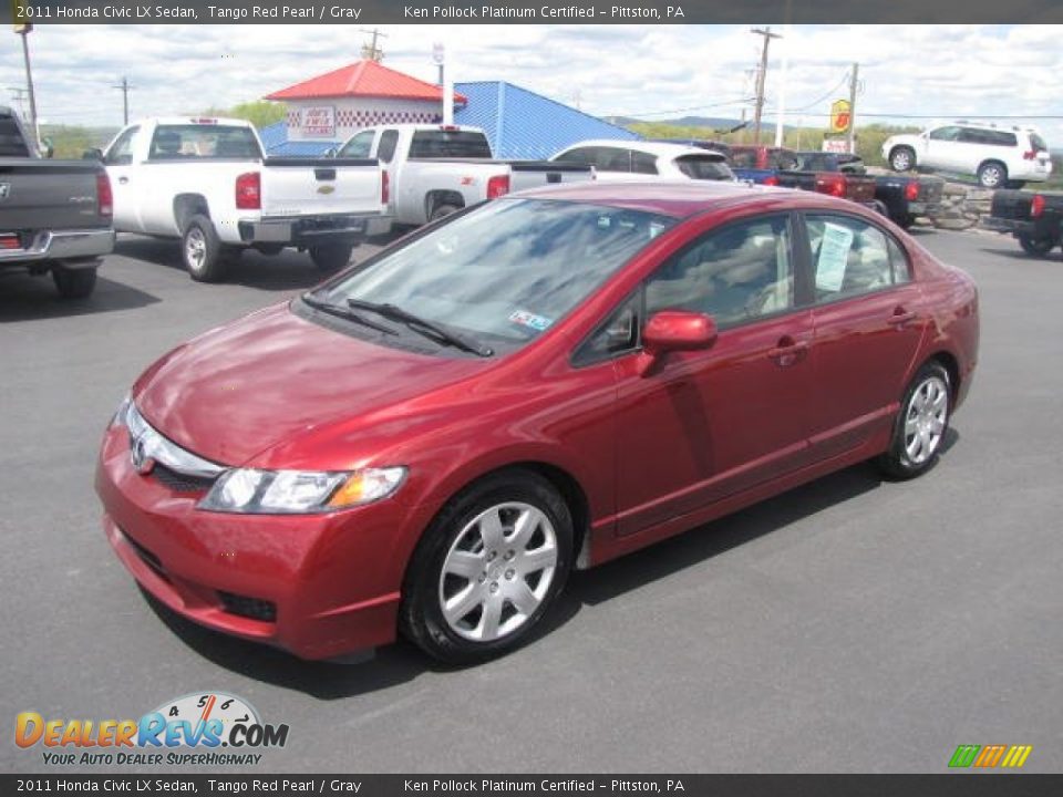 Front 3/4 View of 2011 Honda Civic LX Sedan Photo #1