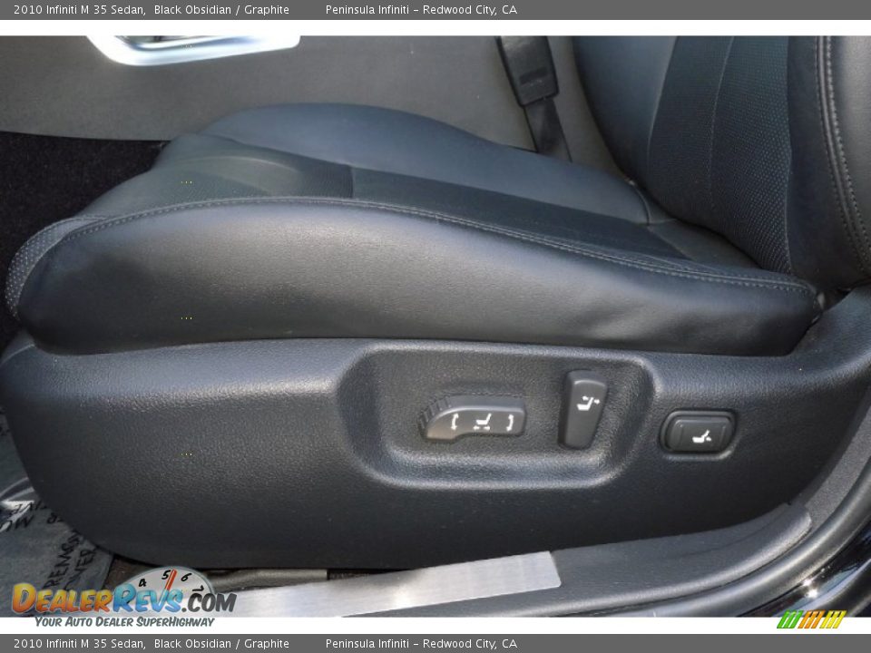 2010 Infiniti M 35 Sedan Black Obsidian / Graphite Photo #16