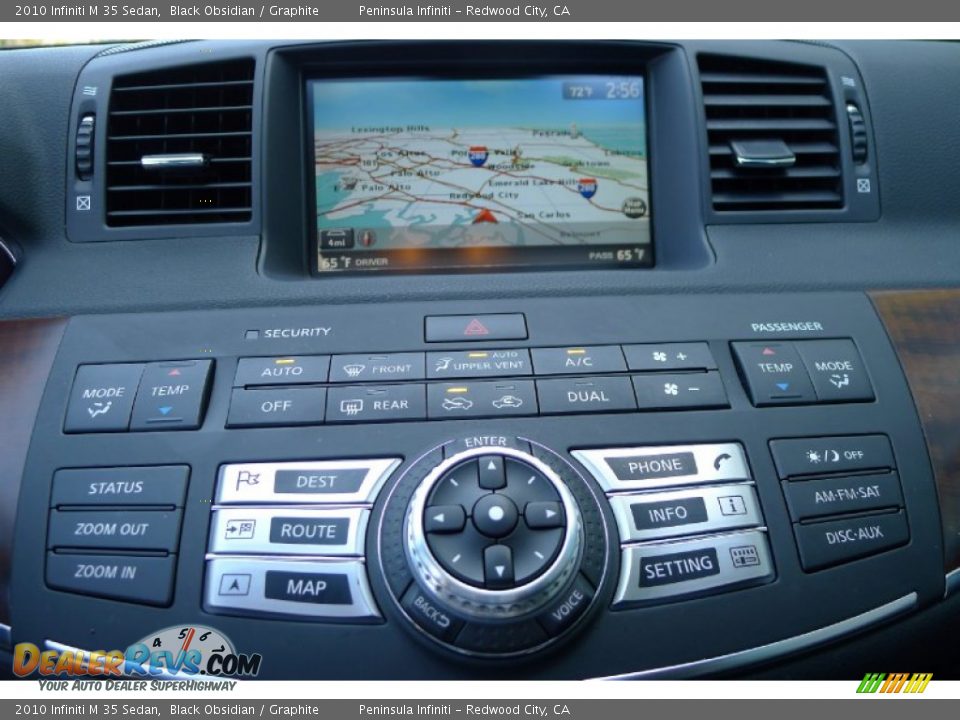 2010 Infiniti M 35 Sedan Black Obsidian / Graphite Photo #19