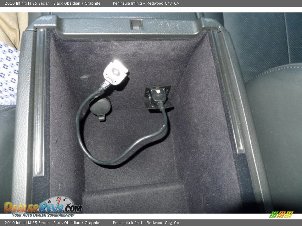 2010 Infiniti M 35 Sedan Black Obsidian / Graphite Photo #23