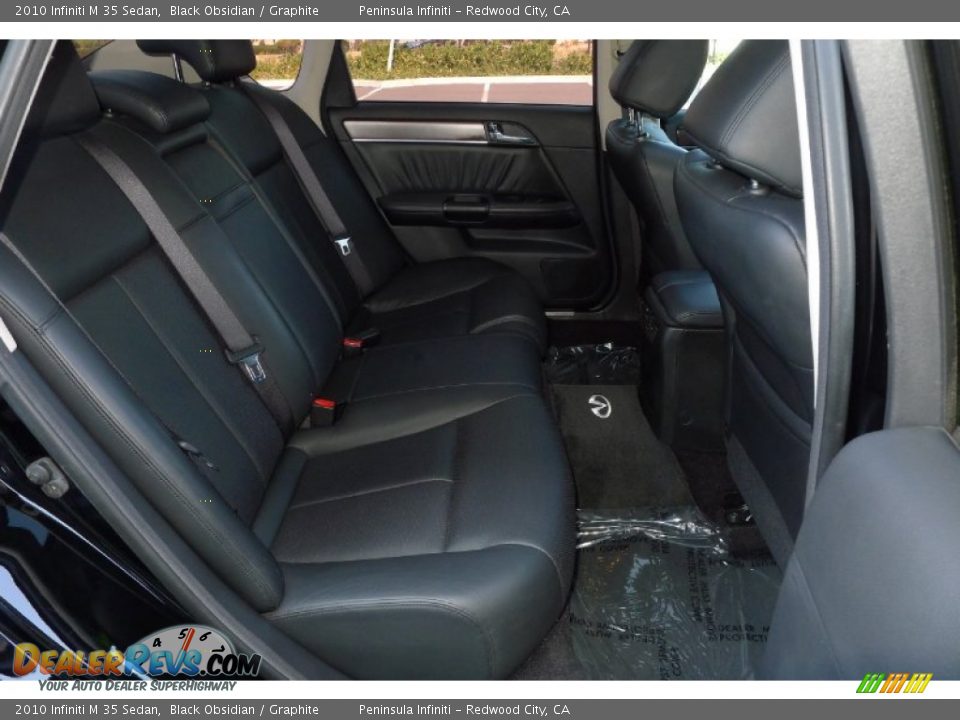 2010 Infiniti M 35 Sedan Black Obsidian / Graphite Photo #25
