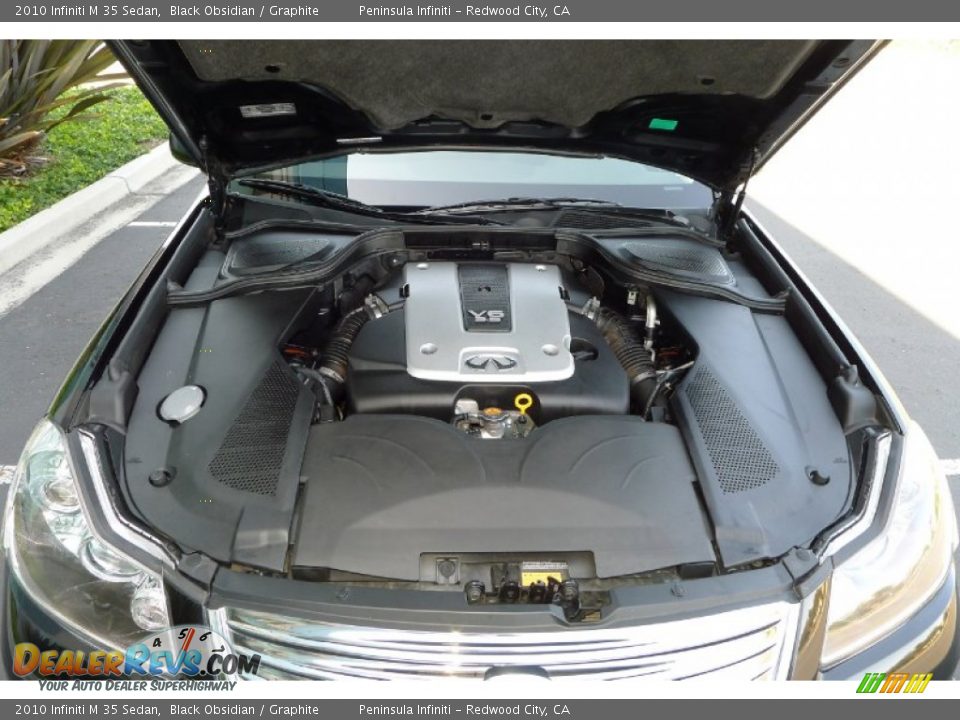 2010 Infiniti M 35 Sedan Black Obsidian / Graphite Photo #27