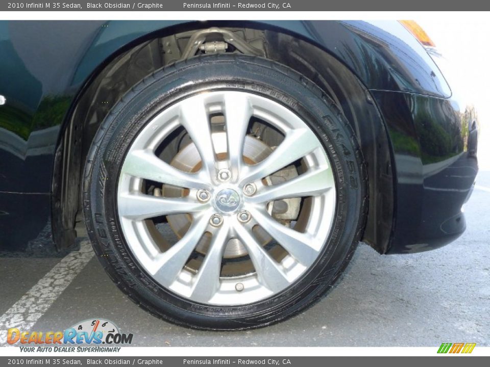 2010 Infiniti M 35 Sedan Black Obsidian / Graphite Photo #30