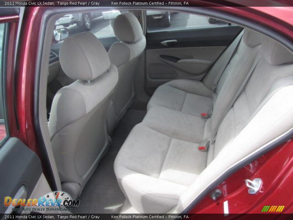 Rear Seat of 2011 Honda Civic LX Sedan Photo #21