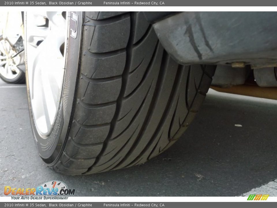 2010 Infiniti M 35 Sedan Black Obsidian / Graphite Photo #33