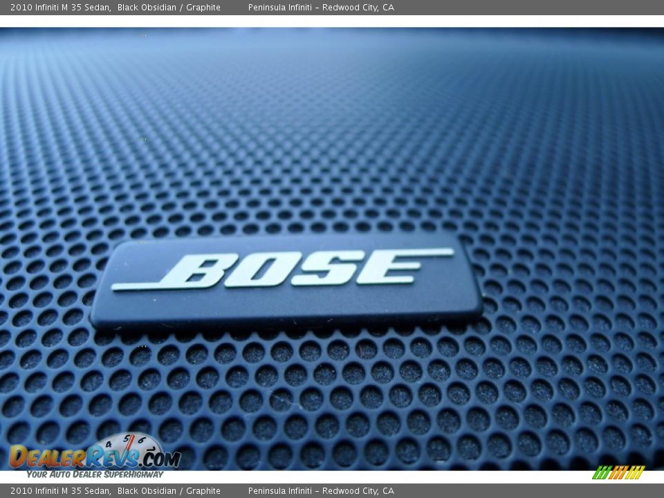 2010 Infiniti M 35 Sedan Black Obsidian / Graphite Photo #34