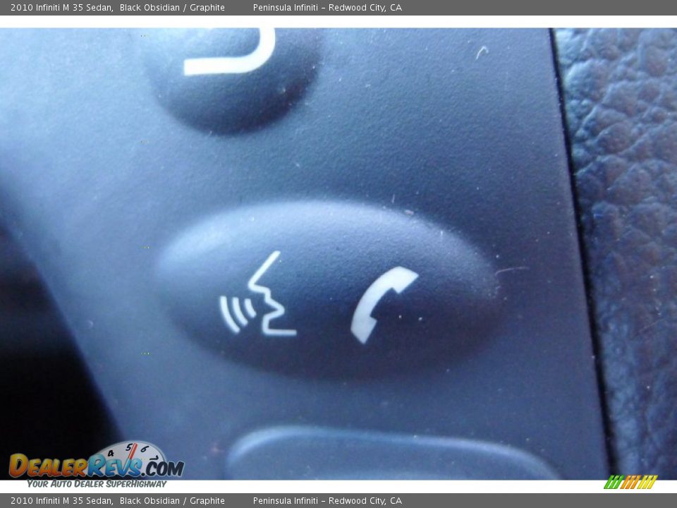 2010 Infiniti M 35 Sedan Black Obsidian / Graphite Photo #35