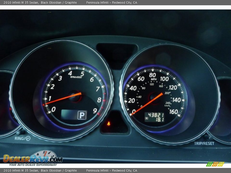 2010 Infiniti M 35 Sedan Gauges Photo #36