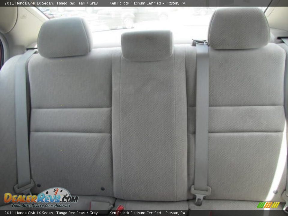 2011 Honda Civic LX Sedan Tango Red Pearl / Gray Photo #26