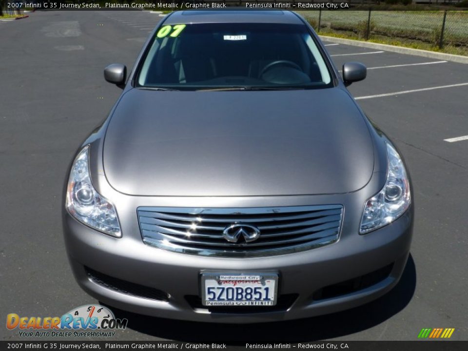 2007 Infiniti G 35 Journey Sedan Platinum Graphite Metallic / Graphite Black Photo #2