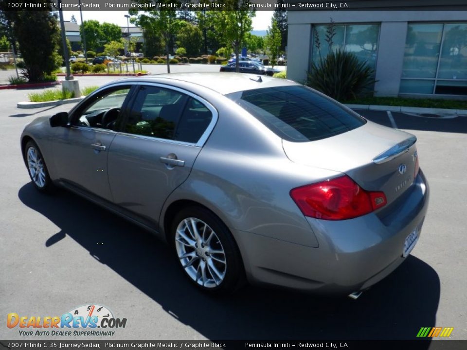2007 Infiniti G 35 Journey Sedan Platinum Graphite Metallic / Graphite Black Photo #4