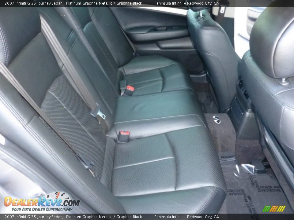 2007 Infiniti G 35 Journey Sedan Platinum Graphite Metallic / Graphite Black Photo #20
