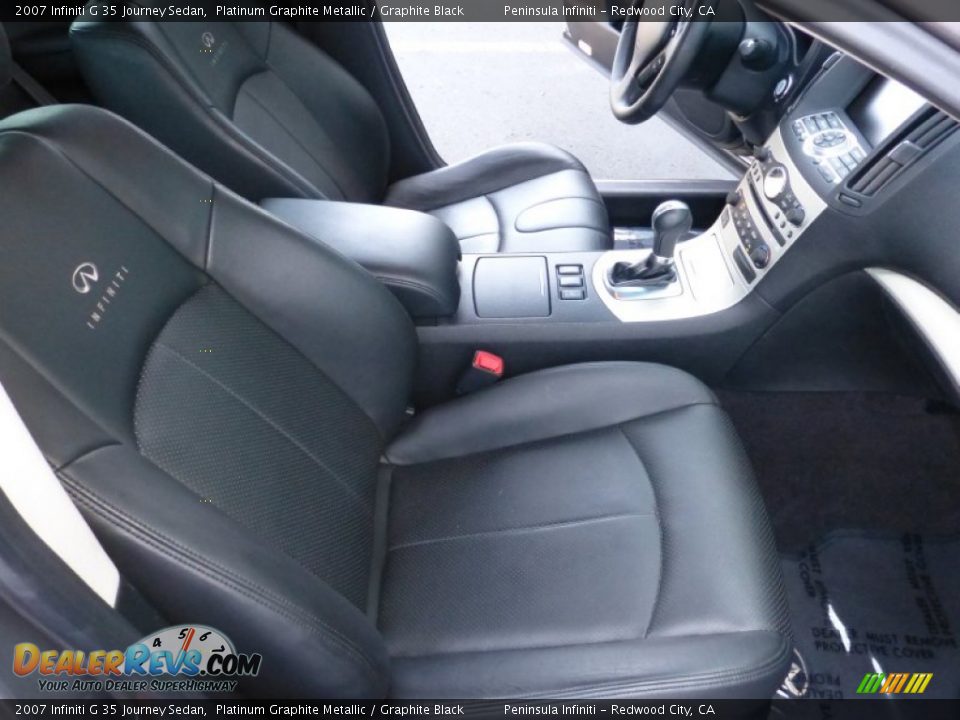 2007 Infiniti G 35 Journey Sedan Platinum Graphite Metallic / Graphite Black Photo #22