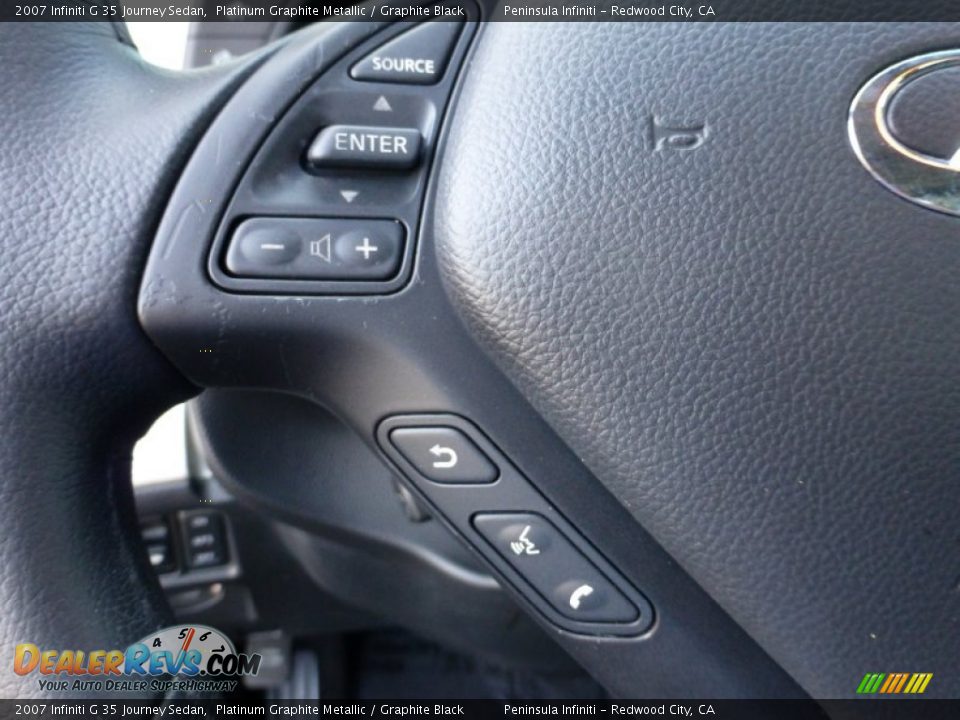 2007 Infiniti G 35 Journey Sedan Platinum Graphite Metallic / Graphite Black Photo #28