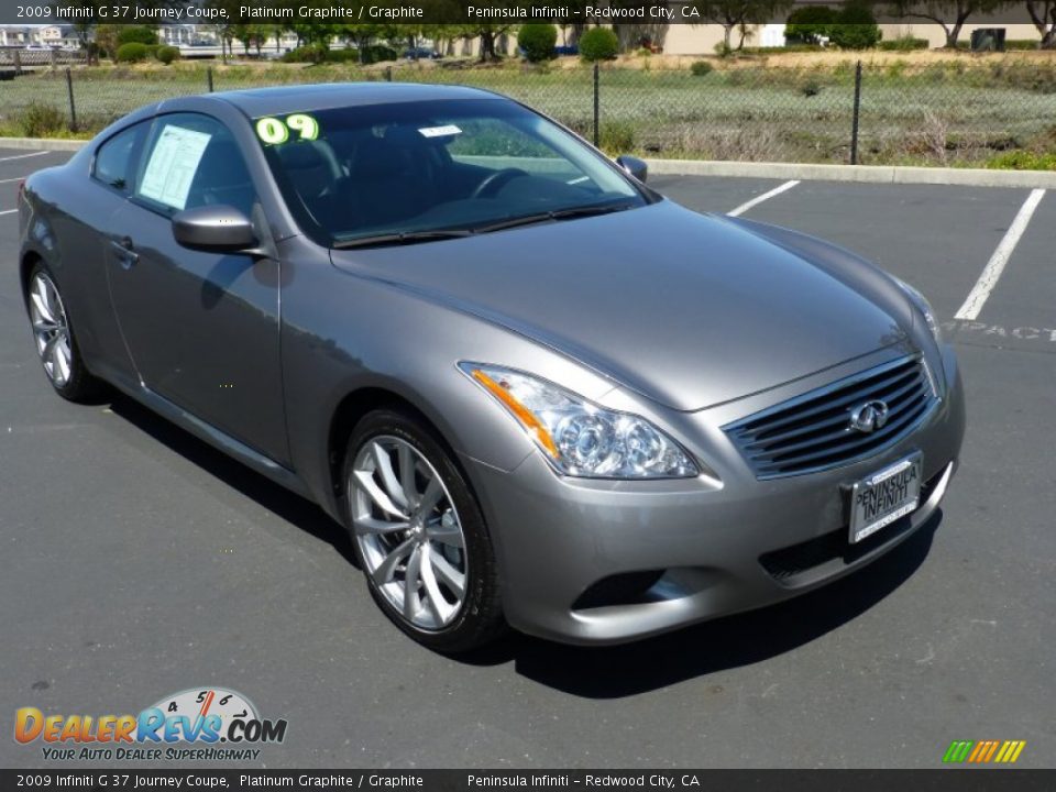 2009 Infiniti G 37 Journey Coupe Platinum Graphite / Graphite Photo #1