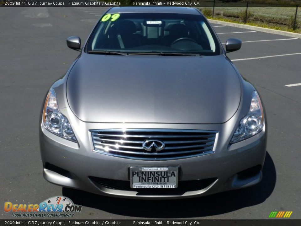 2009 Infiniti G 37 Journey Coupe Platinum Graphite / Graphite Photo #2
