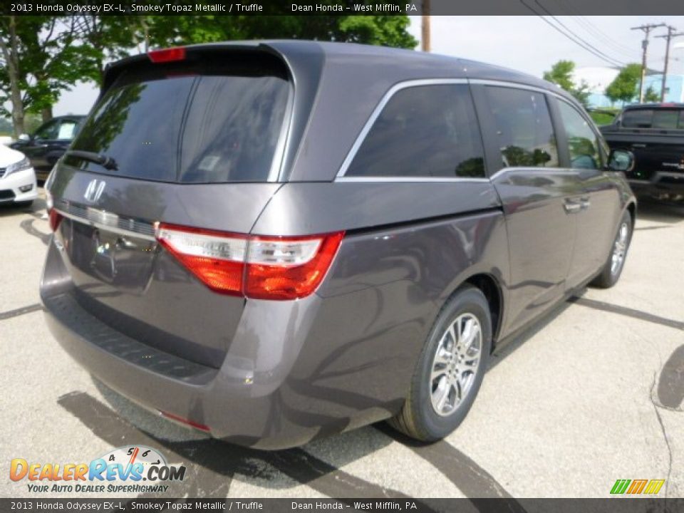 2013 Honda Odyssey EX-L Smokey Topaz Metallic / Truffle Photo #3