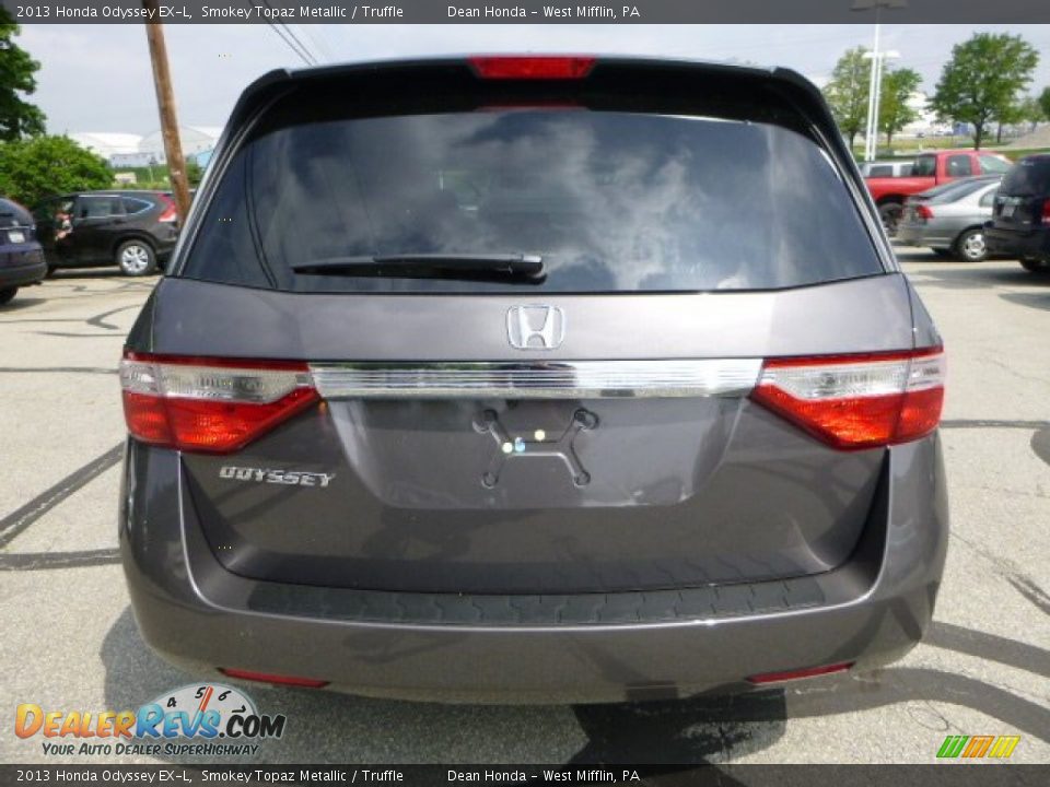 2013 Honda Odyssey EX-L Smokey Topaz Metallic / Truffle Photo #4