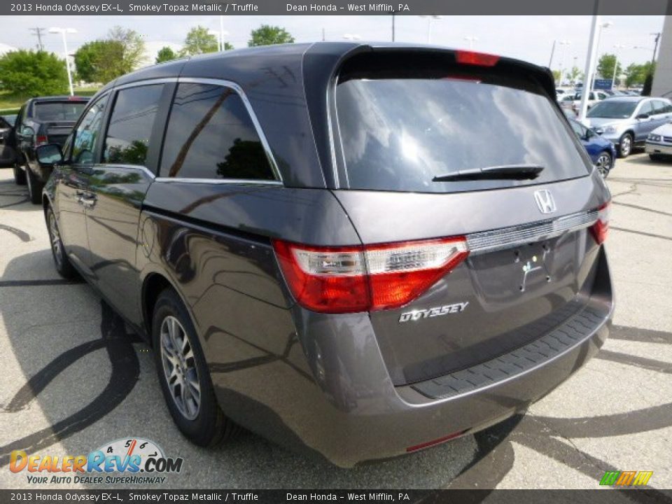 2013 Honda Odyssey EX-L Smokey Topaz Metallic / Truffle Photo #5