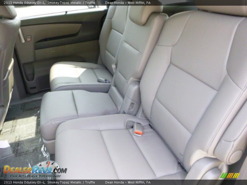 2013 Honda Odyssey EX-L Smokey Topaz Metallic / Truffle Photo #11