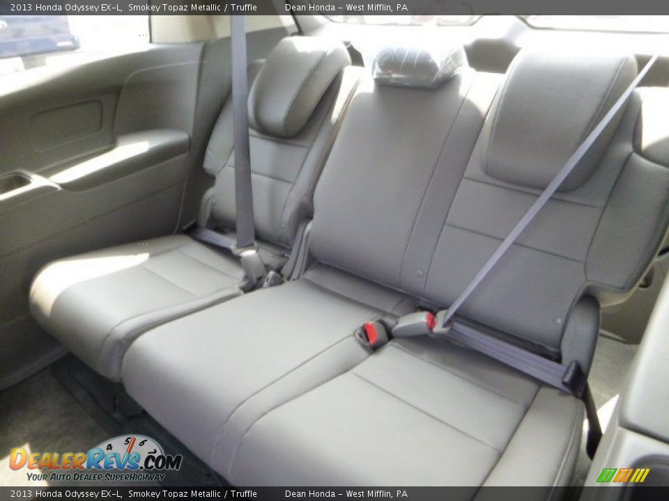 2013 Honda Odyssey EX-L Smokey Topaz Metallic / Truffle Photo #12