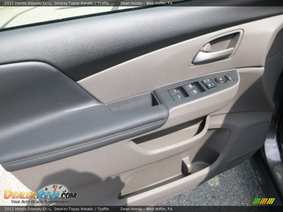 2013 Honda Odyssey EX-L Smokey Topaz Metallic / Truffle Photo #15