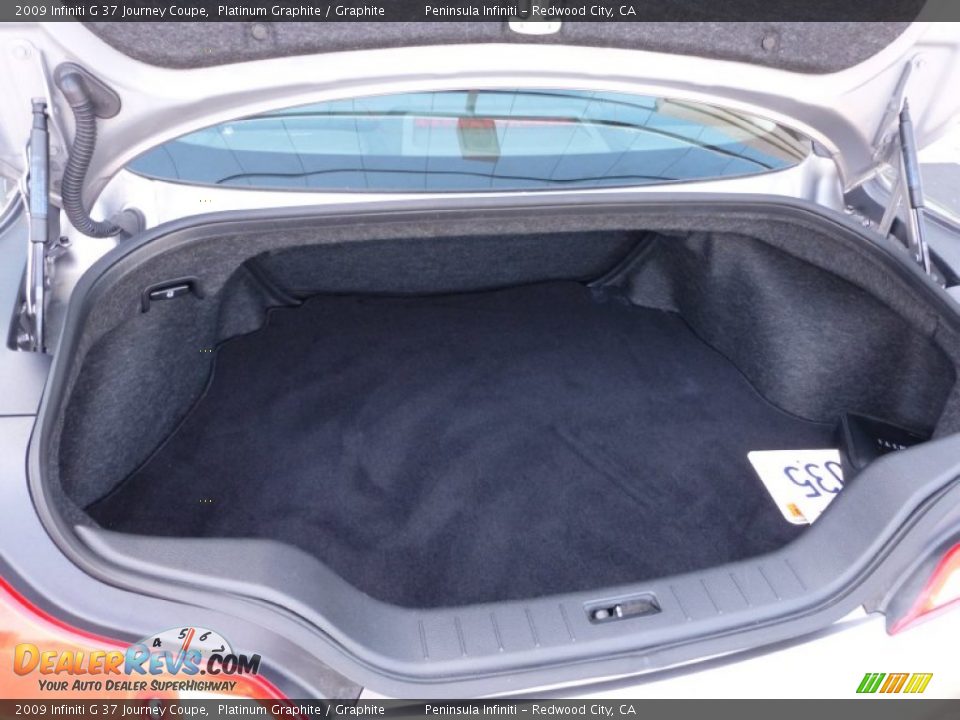 2009 Infiniti G 37 Journey Coupe Platinum Graphite / Graphite Photo #14