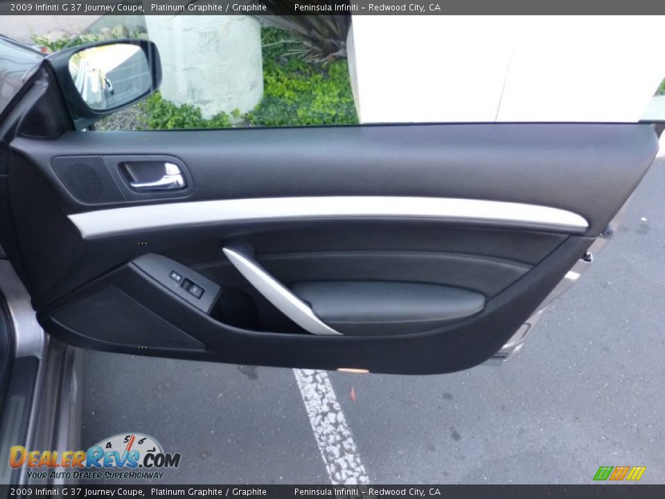 2009 Infiniti G 37 Journey Coupe Platinum Graphite / Graphite Photo #15
