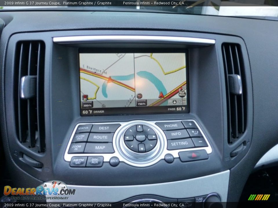 2009 Infiniti G 37 Journey Coupe Platinum Graphite / Graphite Photo #22