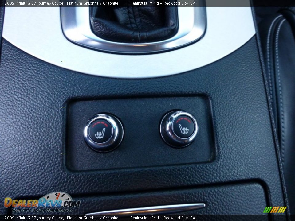 2009 Infiniti G 37 Journey Coupe Platinum Graphite / Graphite Photo #23