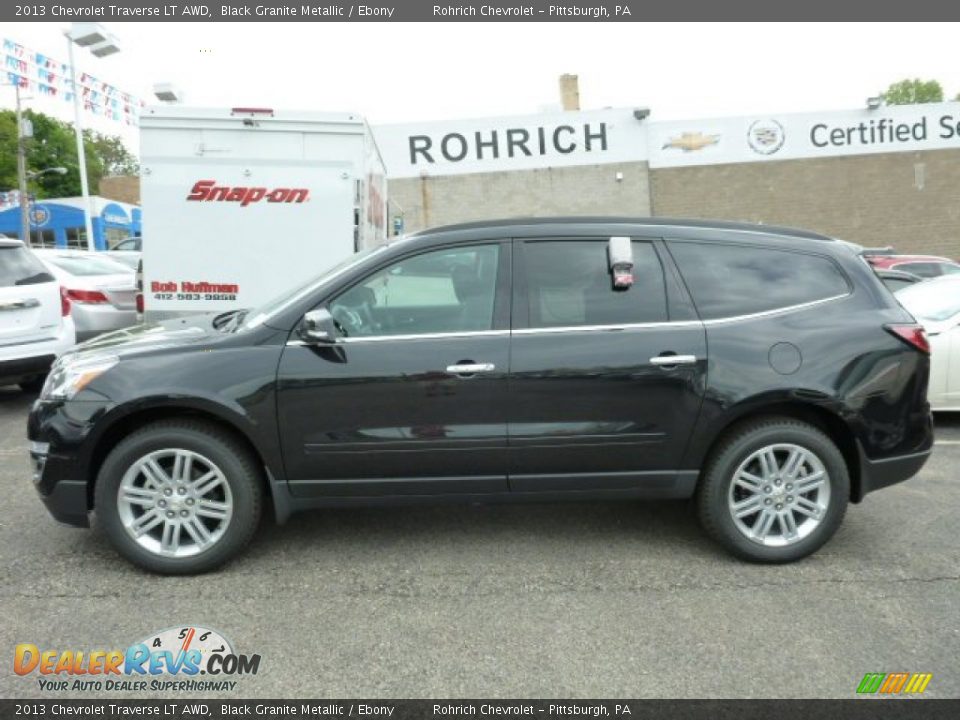 2013 Chevrolet Traverse LT AWD Black Granite Metallic / Ebony Photo #6