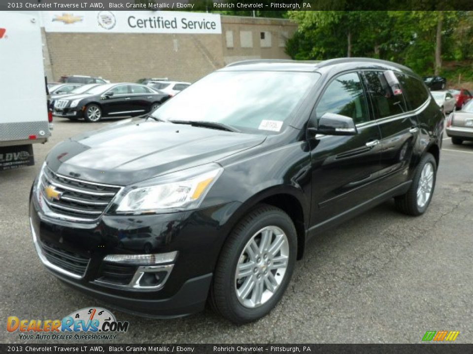 2013 Chevrolet Traverse LT AWD Black Granite Metallic / Ebony Photo #7