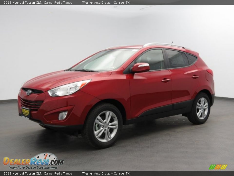2013 Hyundai Tucson GLS Garnet Red / Taupe Photo #1