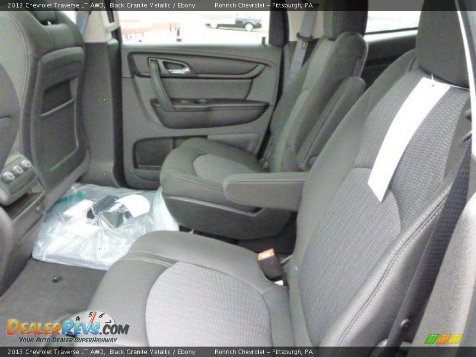 2013 Chevrolet Traverse LT AWD Black Granite Metallic / Ebony Photo #11