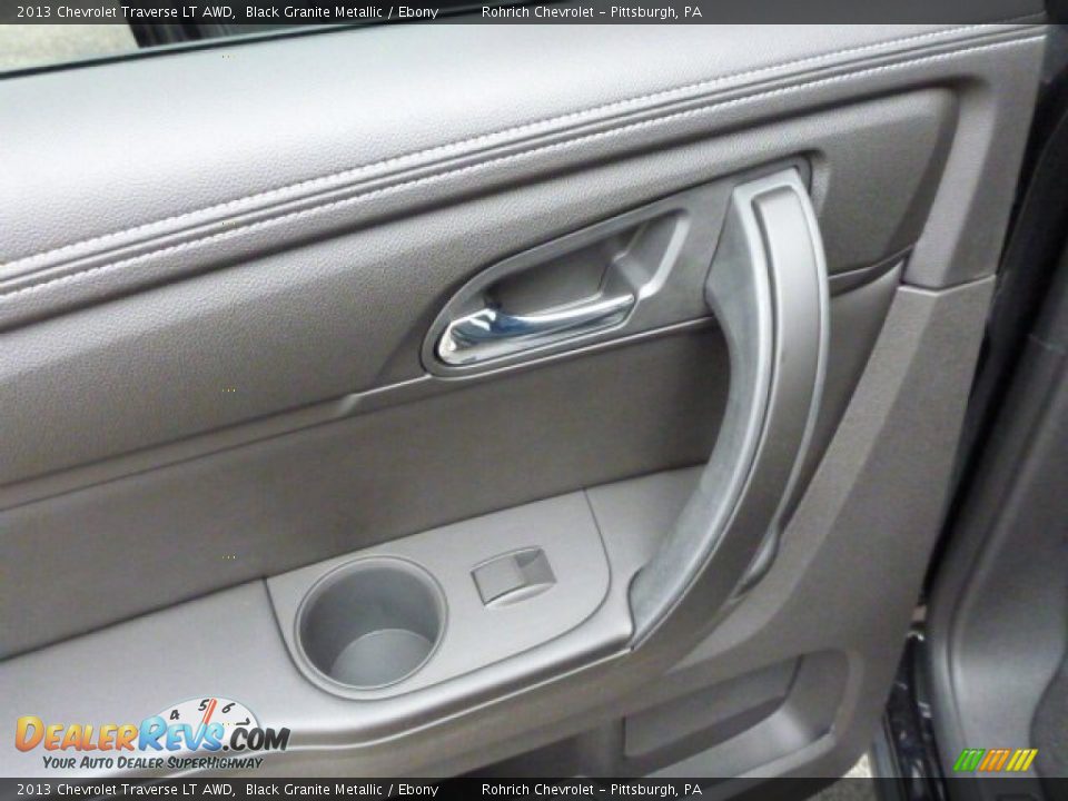 2013 Chevrolet Traverse LT AWD Black Granite Metallic / Ebony Photo #14