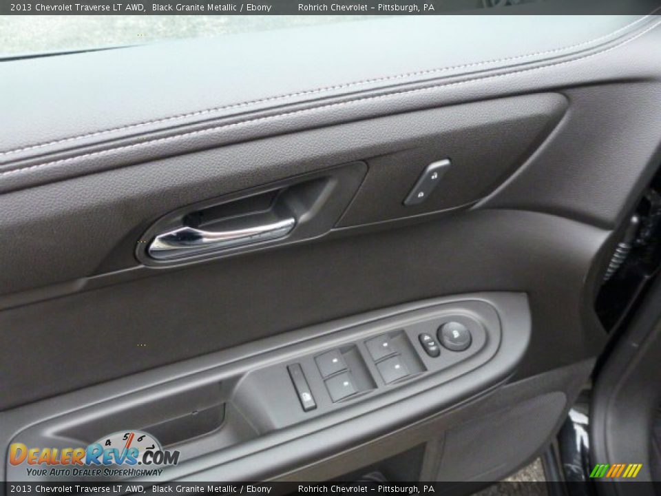 2013 Chevrolet Traverse LT AWD Black Granite Metallic / Ebony Photo #15