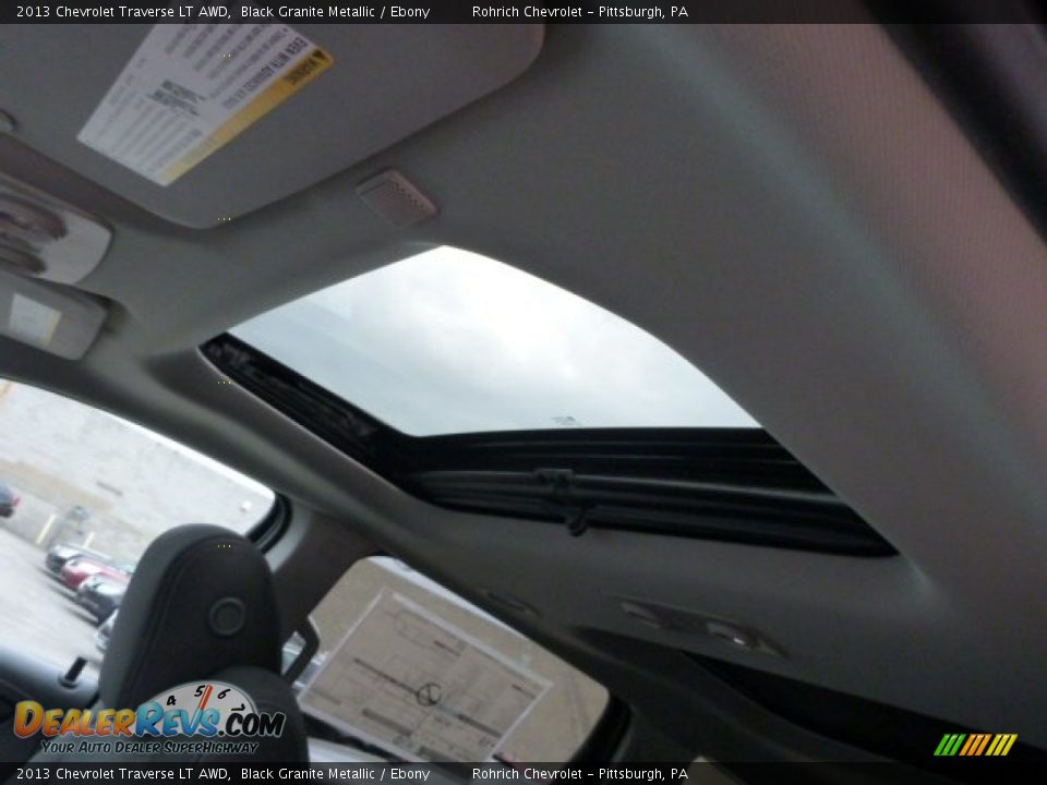 2013 Chevrolet Traverse LT AWD Black Granite Metallic / Ebony Photo #16