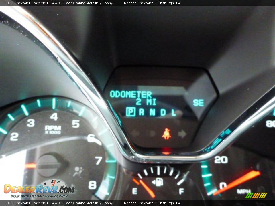 2013 Chevrolet Traverse LT AWD Black Granite Metallic / Ebony Photo #20