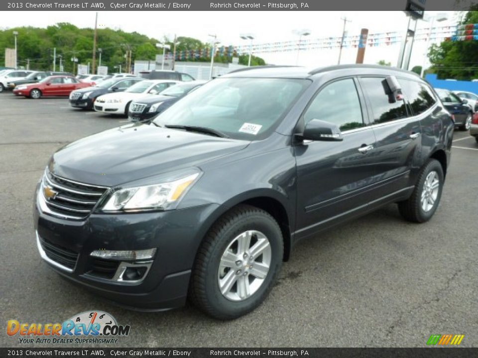 2013 Chevrolet Traverse LT AWD Cyber Gray Metallic / Ebony Photo #7