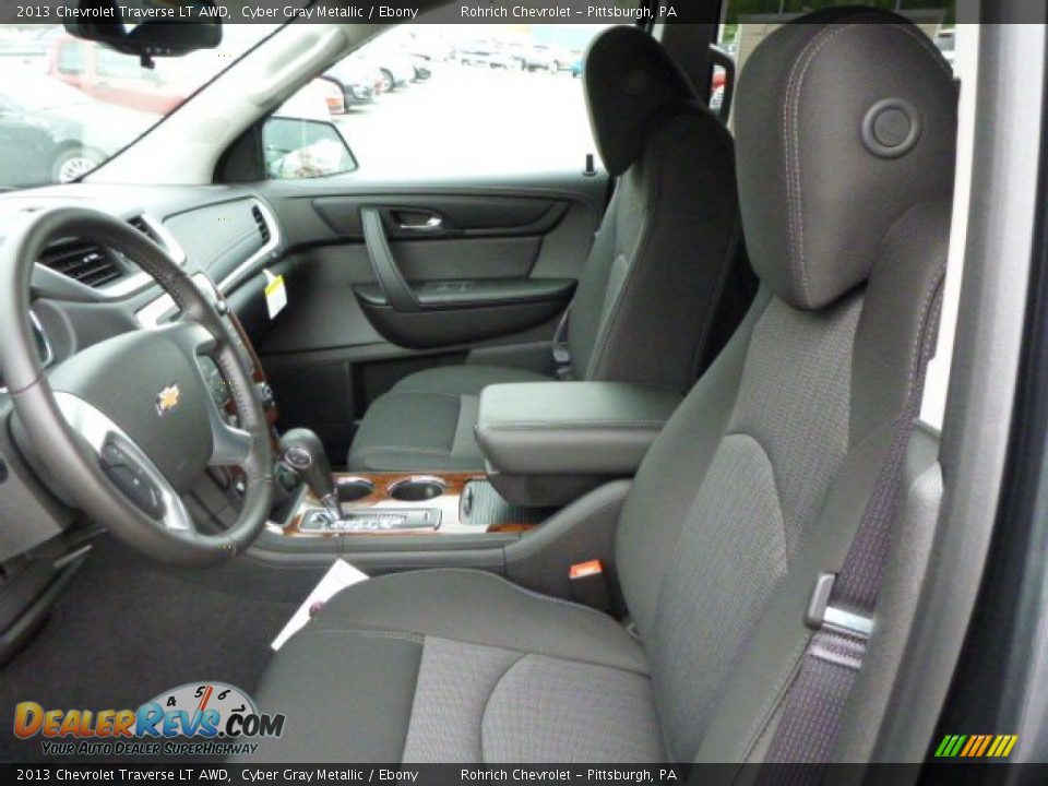 2013 Chevrolet Traverse LT AWD Cyber Gray Metallic / Ebony Photo #9