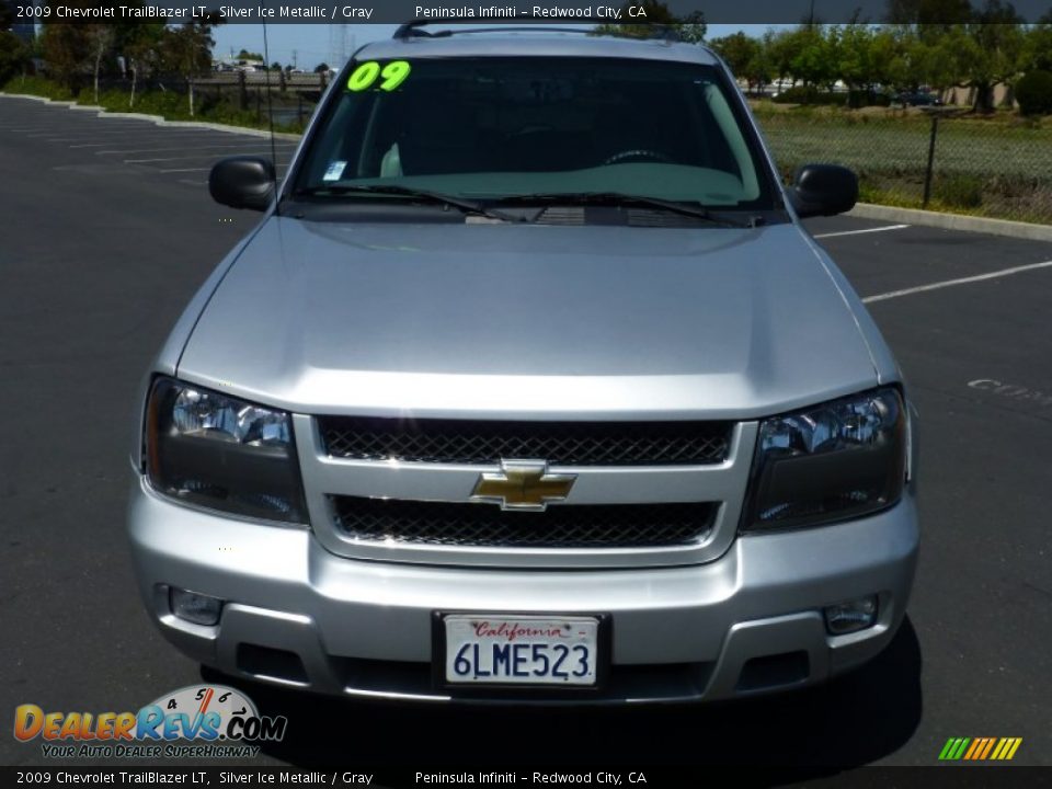 2009 Chevrolet TrailBlazer LT Silver Ice Metallic / Gray Photo #2